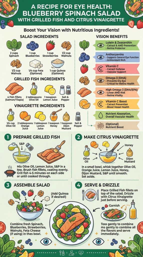 A recipe with eye health ingredients.